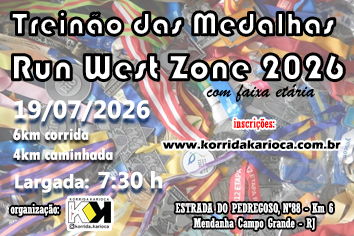 2ª Etapa - Treinão Run West Zone 2026
