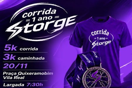 1 ano Storge Run Corrida e Caminhada